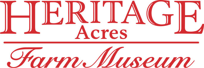 Red Heritage Acres Farm Museum logo